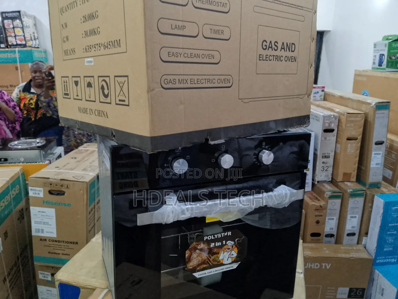Polystar Supreme Chef Gas–Electric Oven.