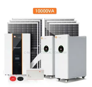 Hybrid Solar Energy System Kit Complete 5kw ,10kw,17.2kw Power System