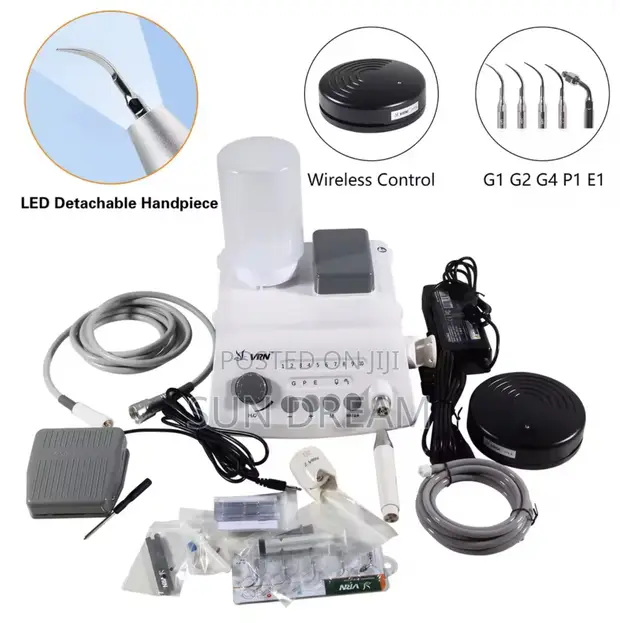 thumbnail image 2 of VRN A8 Portable Ultrasonic Piezo Scaler – Dental LED Scaler W/ Detachable Handpiece 2 of 4