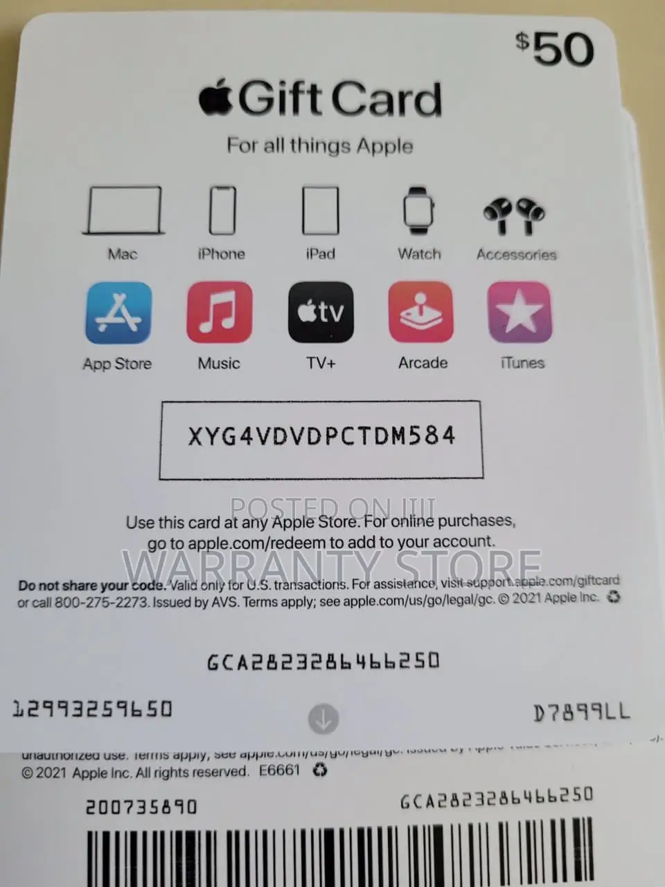 Apple Gift Card