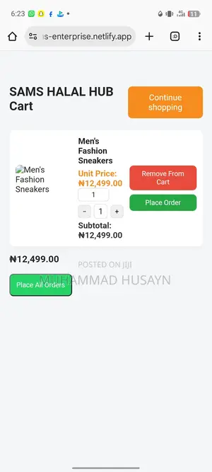 Ready-to-Use Business Website – Sams Halal Hub