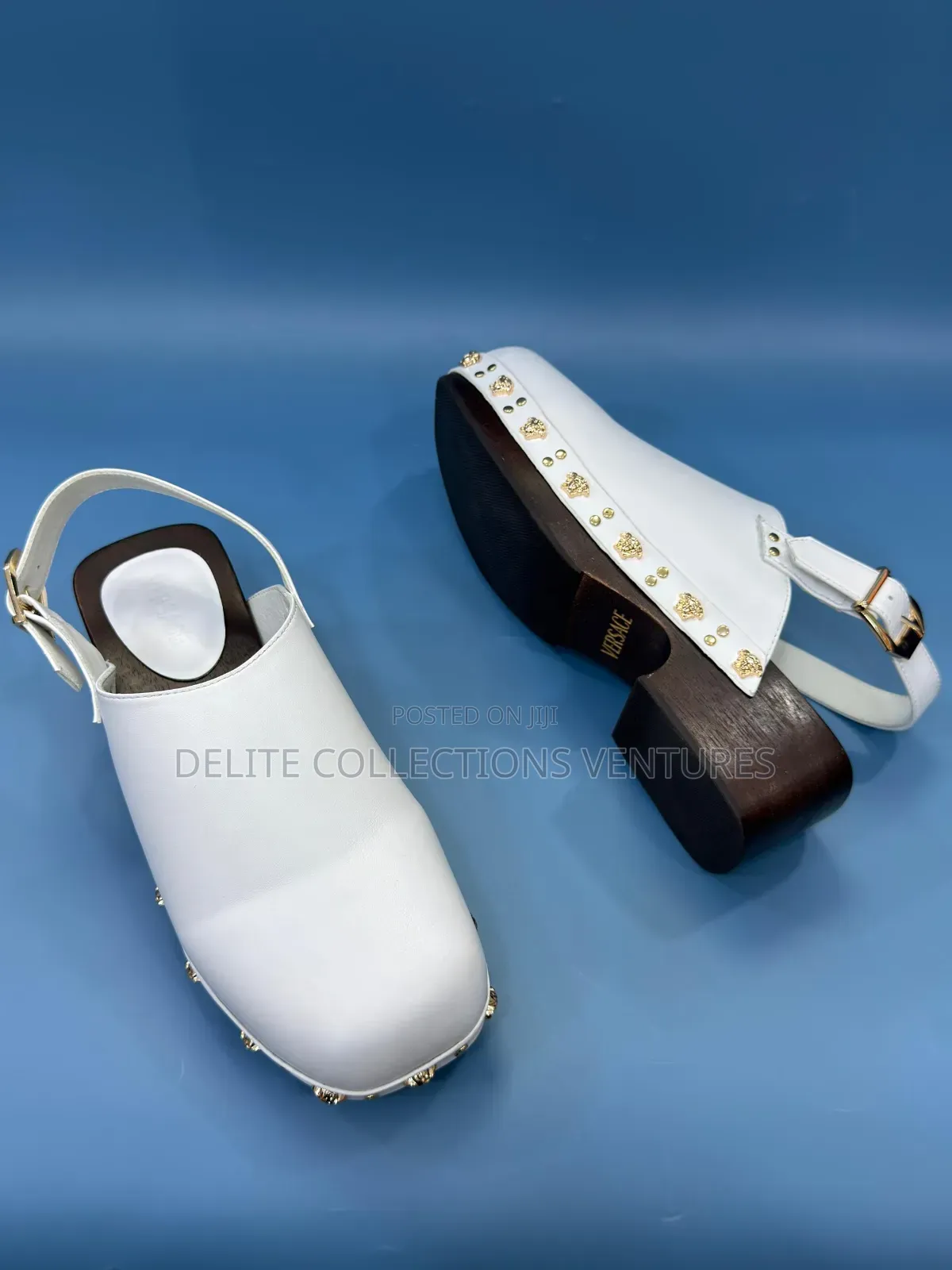 Original Versace Wooden Clogs