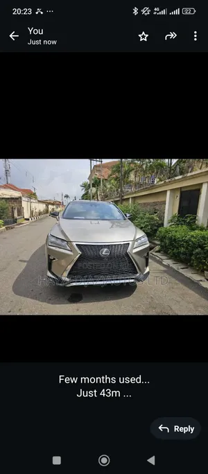 Lexus RX 350 F Sport AWD 2017 Gold