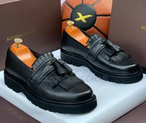 Black Bv Men's Tassel Shoes