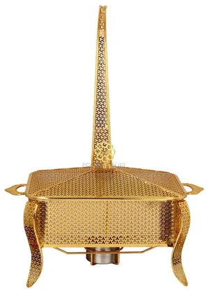 5.5l Luxury Gold Hanging Chaffing Dish Available in This 2 Colours
