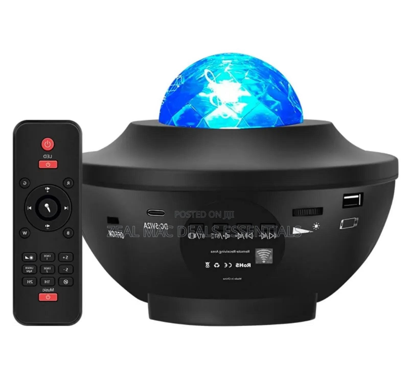 Bluetooth Speaker RGB Led Galaxy /Starry Light Projector