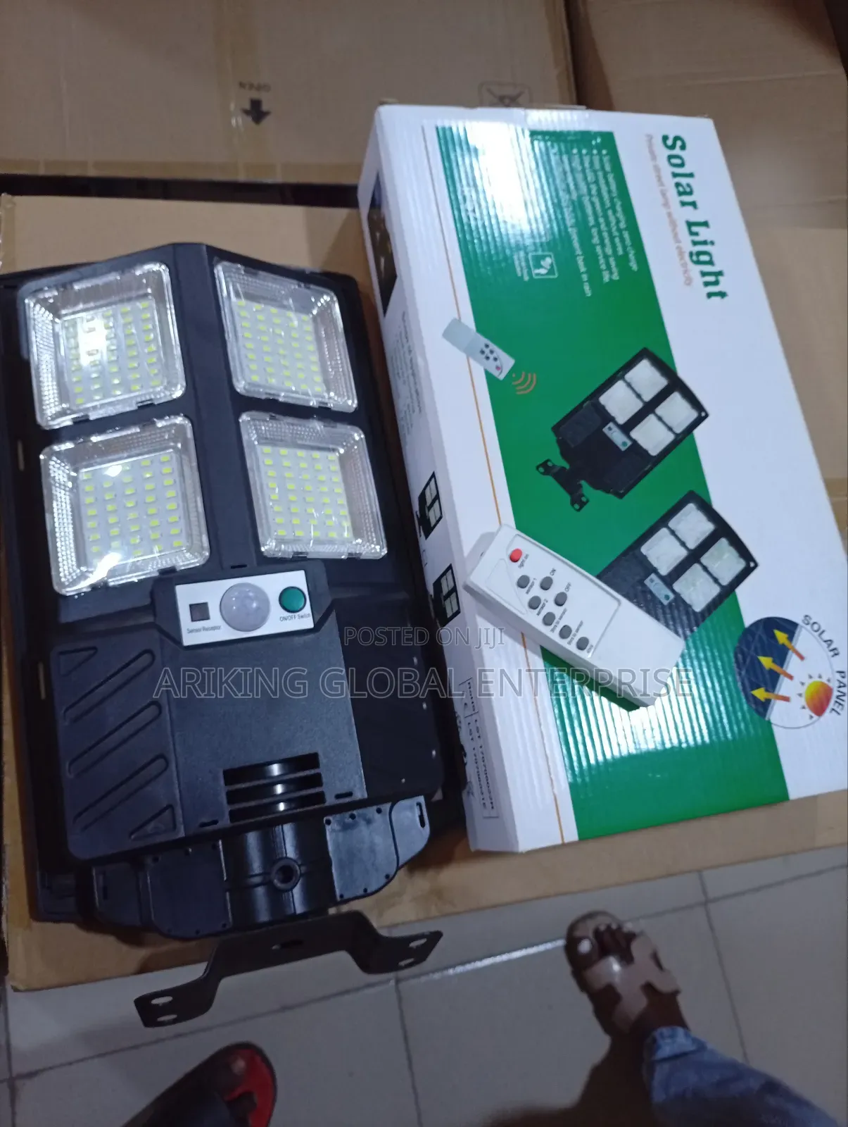 Street Lights 500watt With Panel and Remote Control