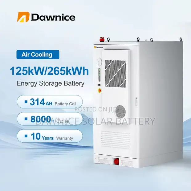 265kwh Industrial Energy Storage System for Solar and Backup Power -  