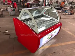 12 Pans Ice Cream Display