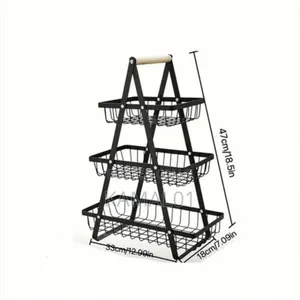 3 Layers Fruit Rack 1pcs