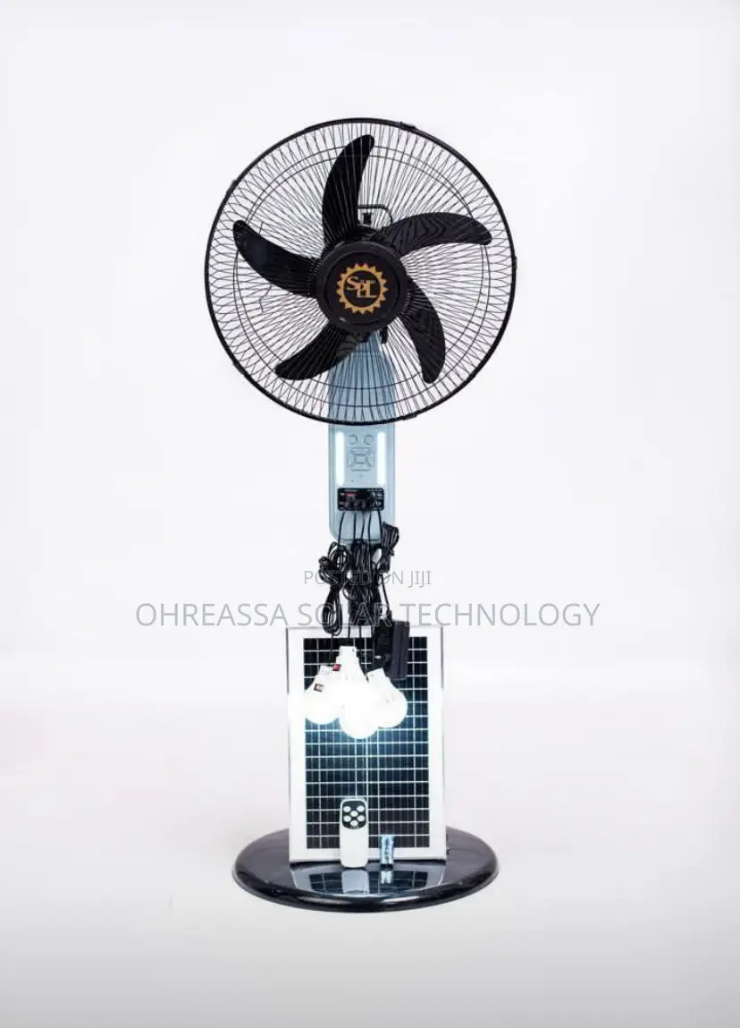 Solar Rechargeable Fan