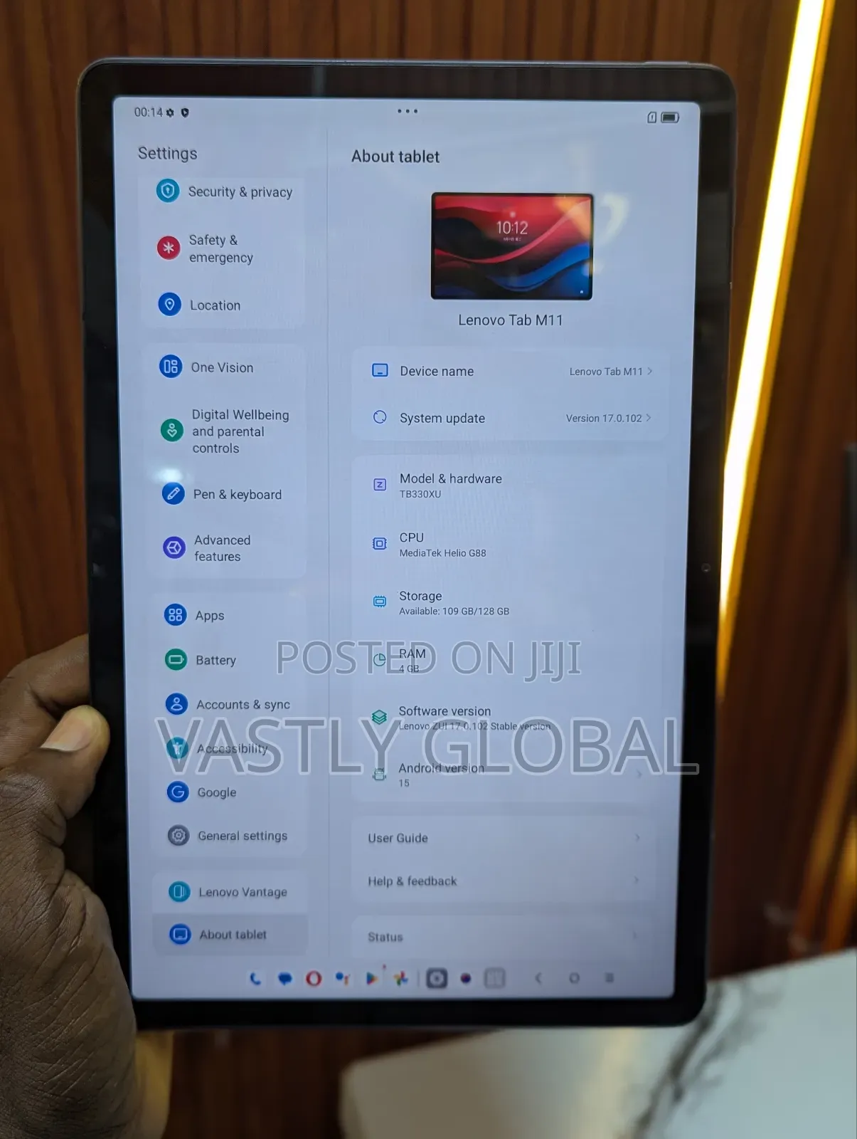 Lenovo Tab M11 128 GB Gray
