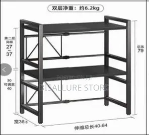 Expandable Microwave Rack - Double Layer