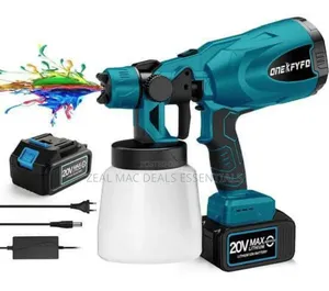 High Quality Cordless Paint Sprayer With 2 Max Batteries, HVLP