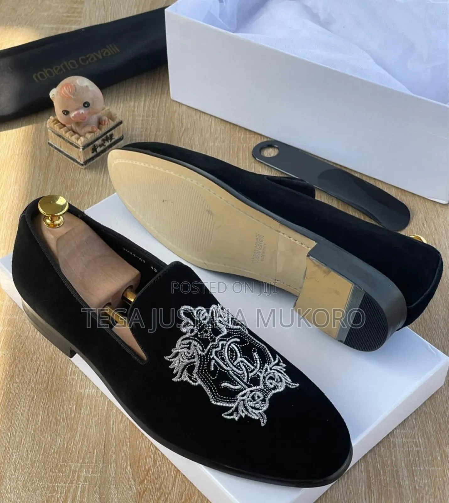 Roberto Cavalli Luxury Men's Flat Shoes
