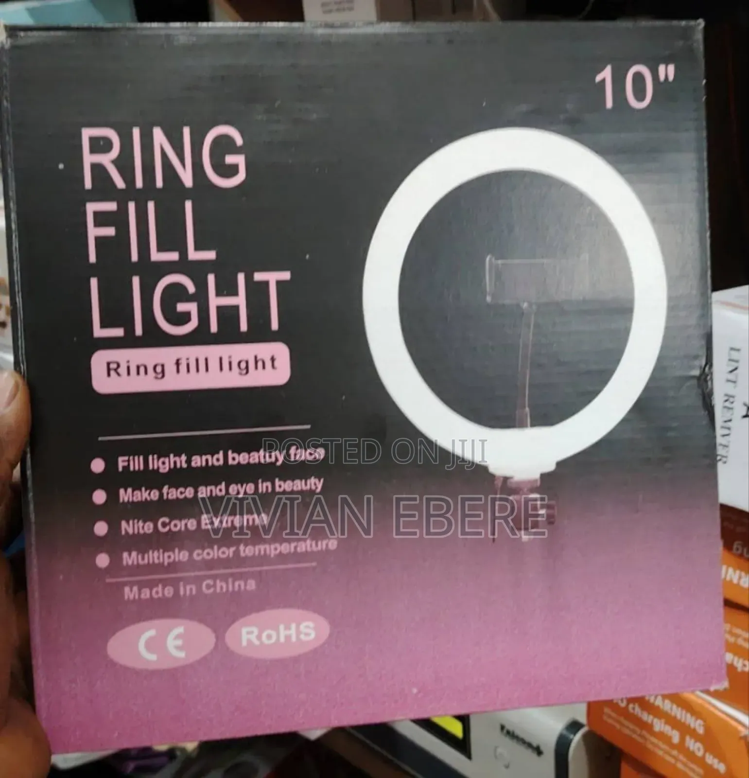 10iches Ring Light
