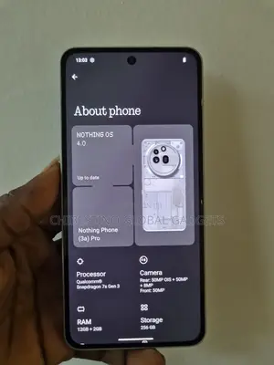 New Nothing Phone 3a 256 GB Black