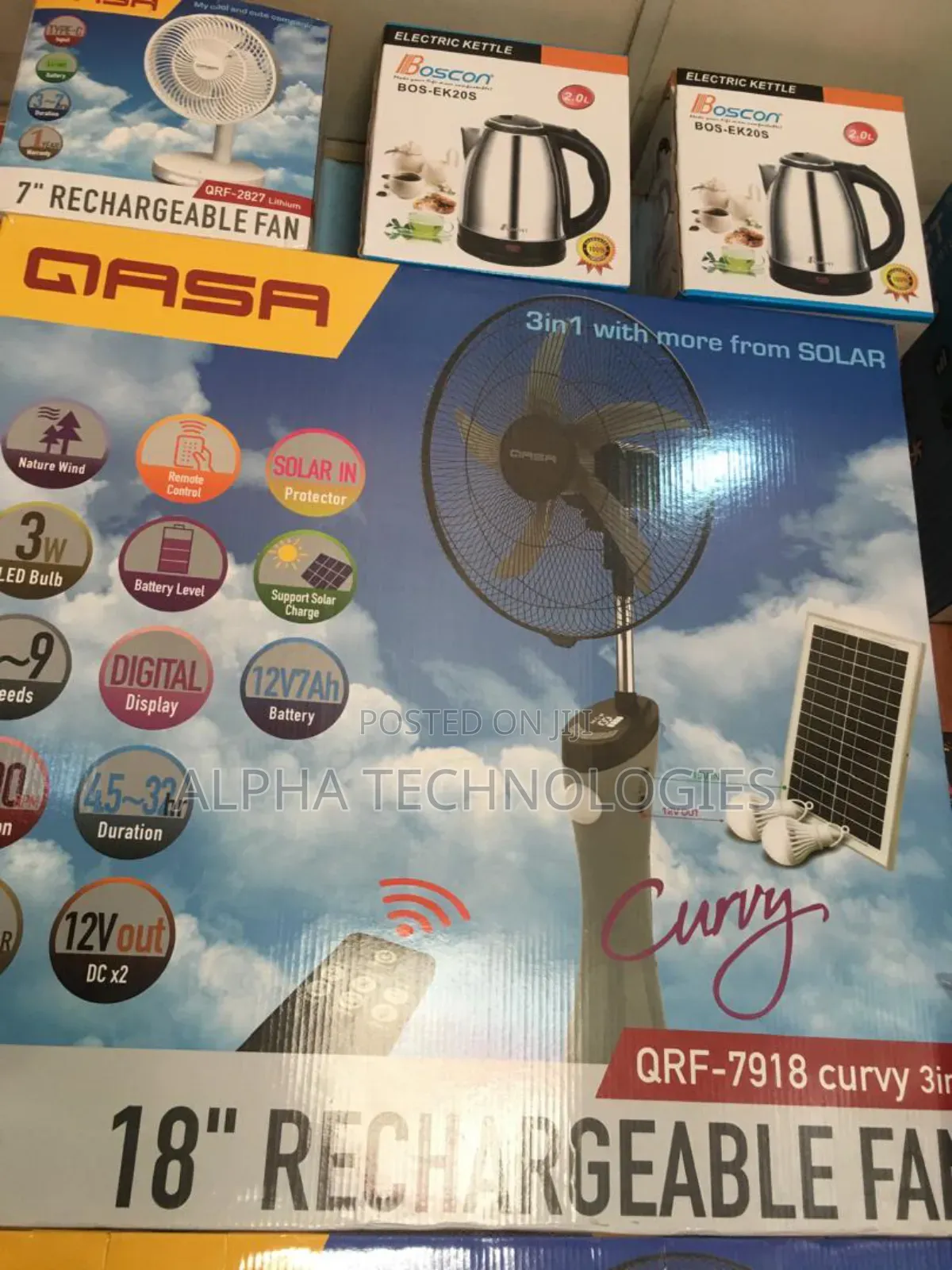 Qasa 18inches Fan With Panel
