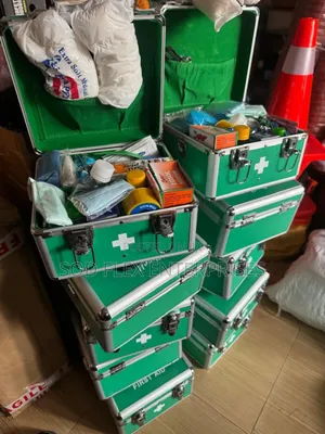 Small First Aid Box With Full Kit Stuff
