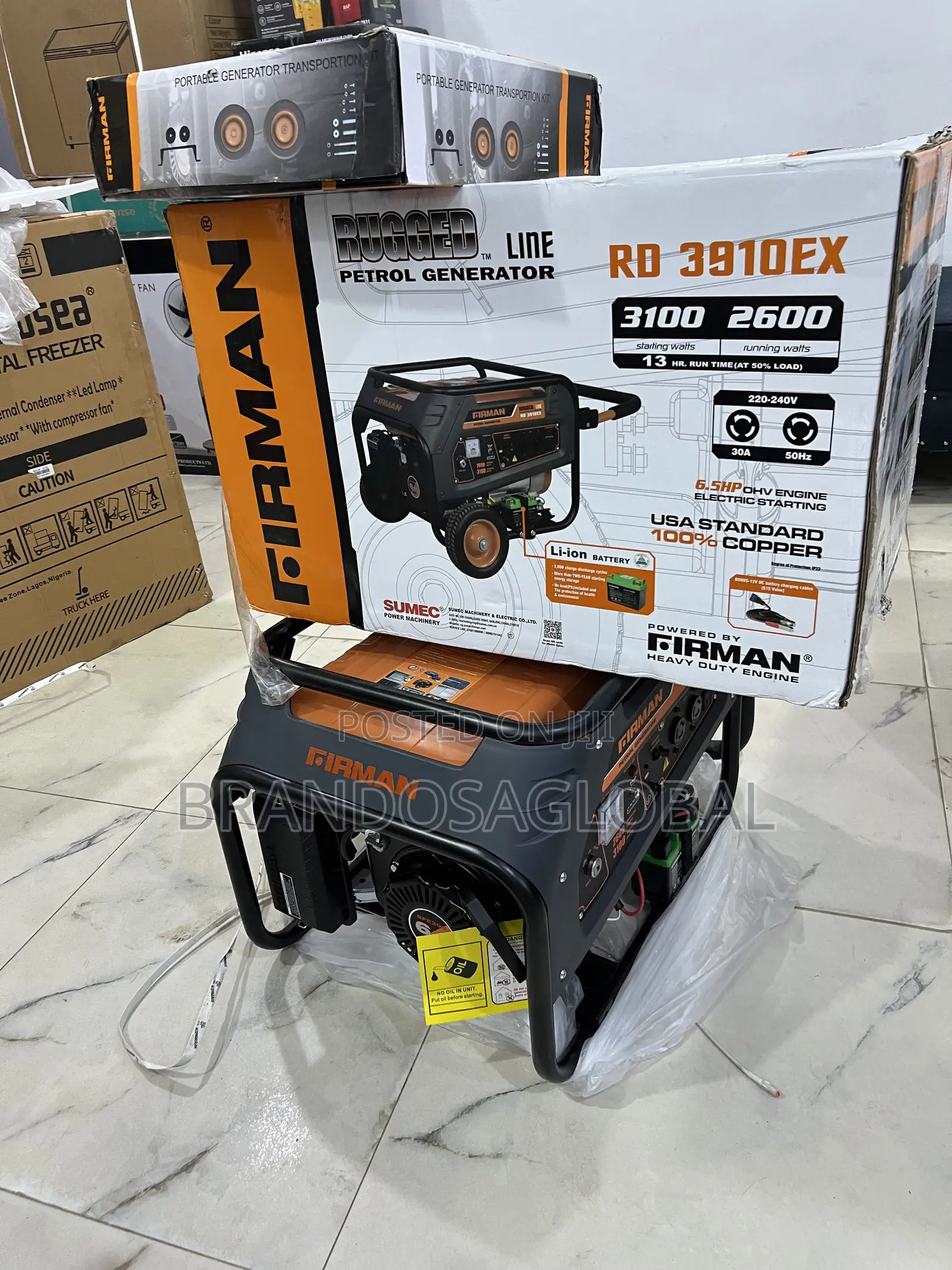 Firman 2.8kva Electric Start Rd3910ex Long Runtime Generator