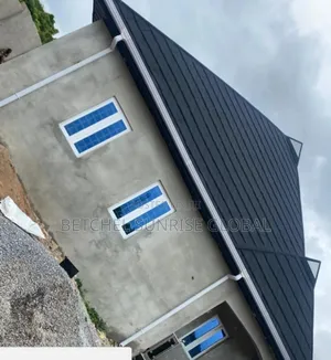 PVC Gutter White Color and Gerald Roof