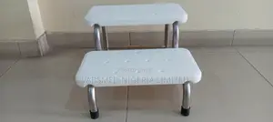 Foot Step Stool With Chrome Legs