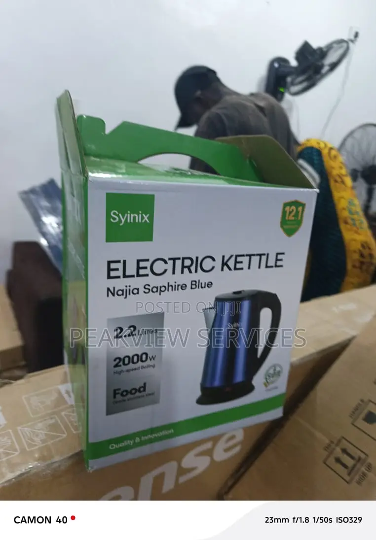 Syinix Heat-Safe Body Kettle 2.2l 2000w