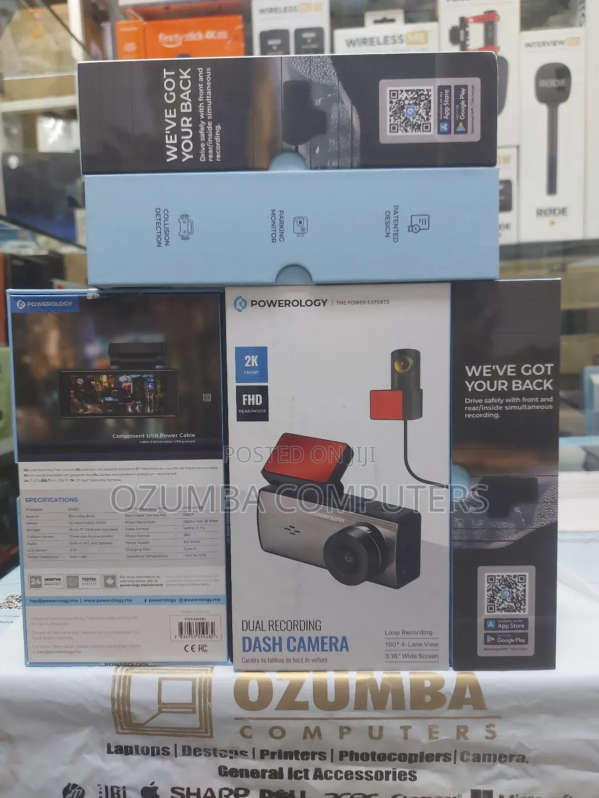 Powerology Dual Recording Dash Cam