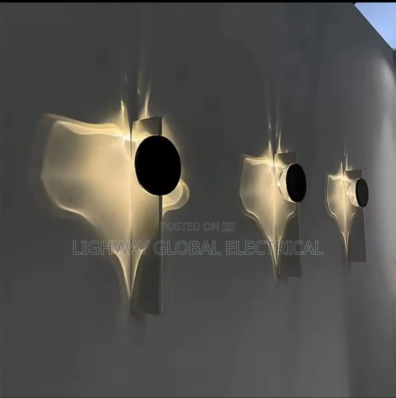 Creative Art Corrugated Led Shadow Wall Lamp