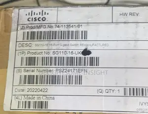 Brand New Cisco Sg110-16-Uk 16-Port Gigabit Switch Plug and Play