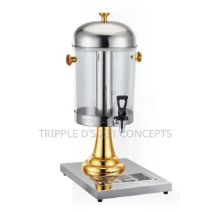 Stainless Gold Commercial Juice Beverage Dispenser 8liters 