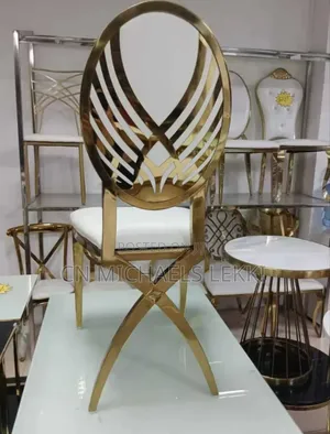 X Back Leg Oval Chairs