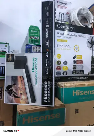 500w Hisense Ax3100q Audio Bar Featuring Wireless Pairing