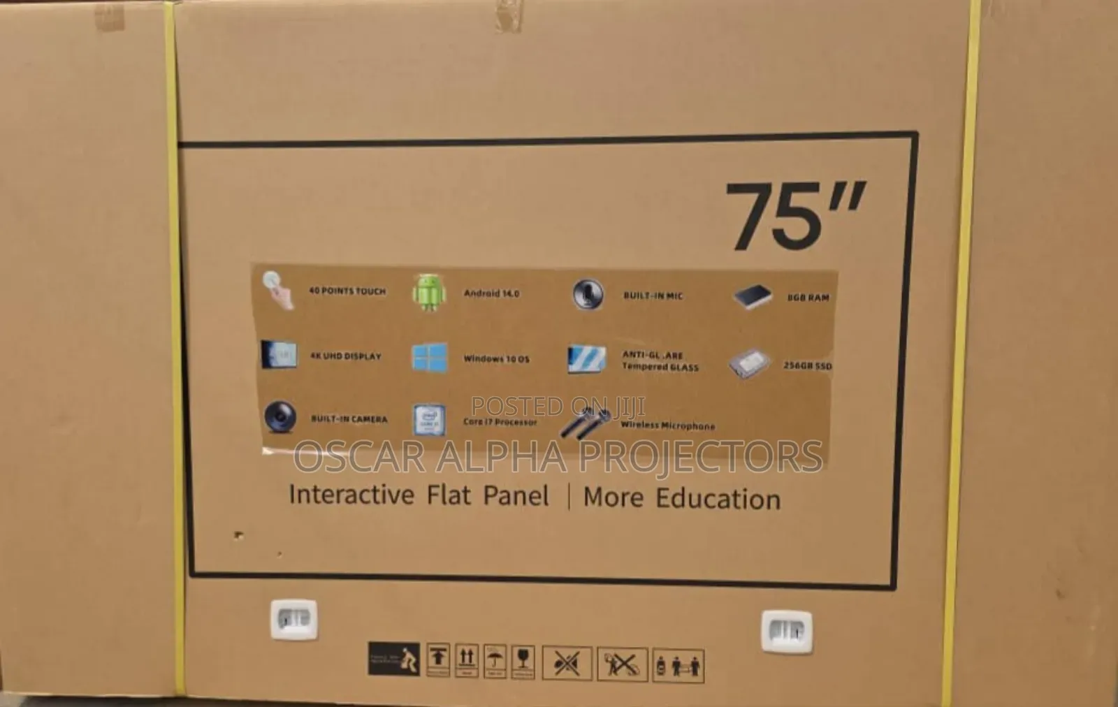All in One Flat Panel Riotouch Smart Interactive Board 75" Inches