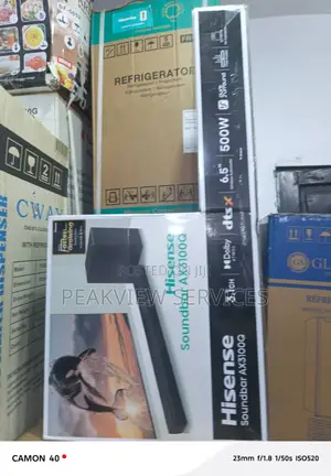 Ax3100q Hisense 500w Soundbar Featuring Voice Leveling