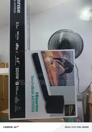 Hisense 500w Soundbar Ax3100q Featuring Room-Fill Audio