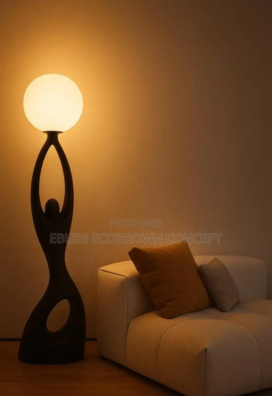 Human Shape Floor Lamp Bedside Light