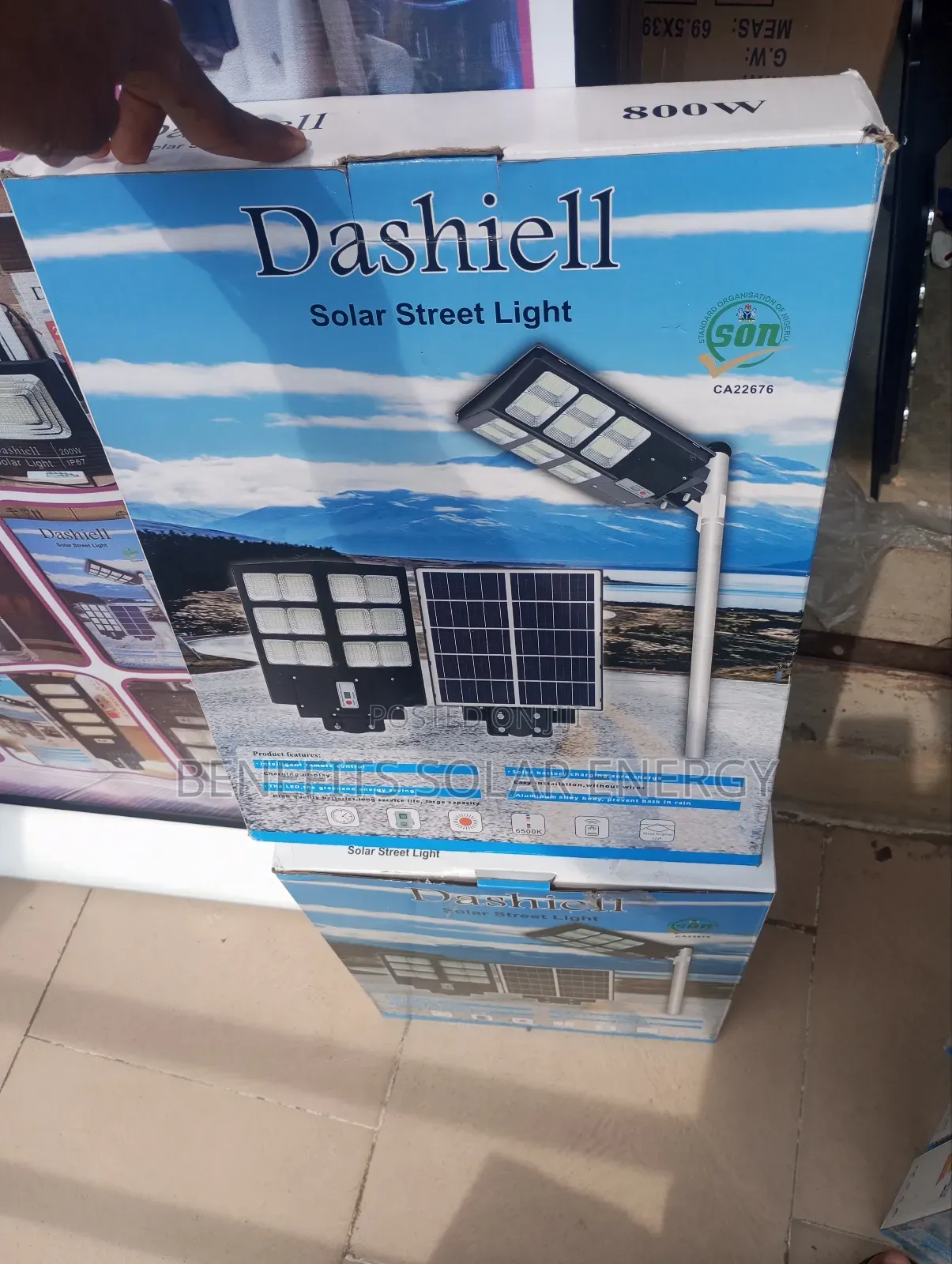 800w All in One Solar Street Light(12eyes)