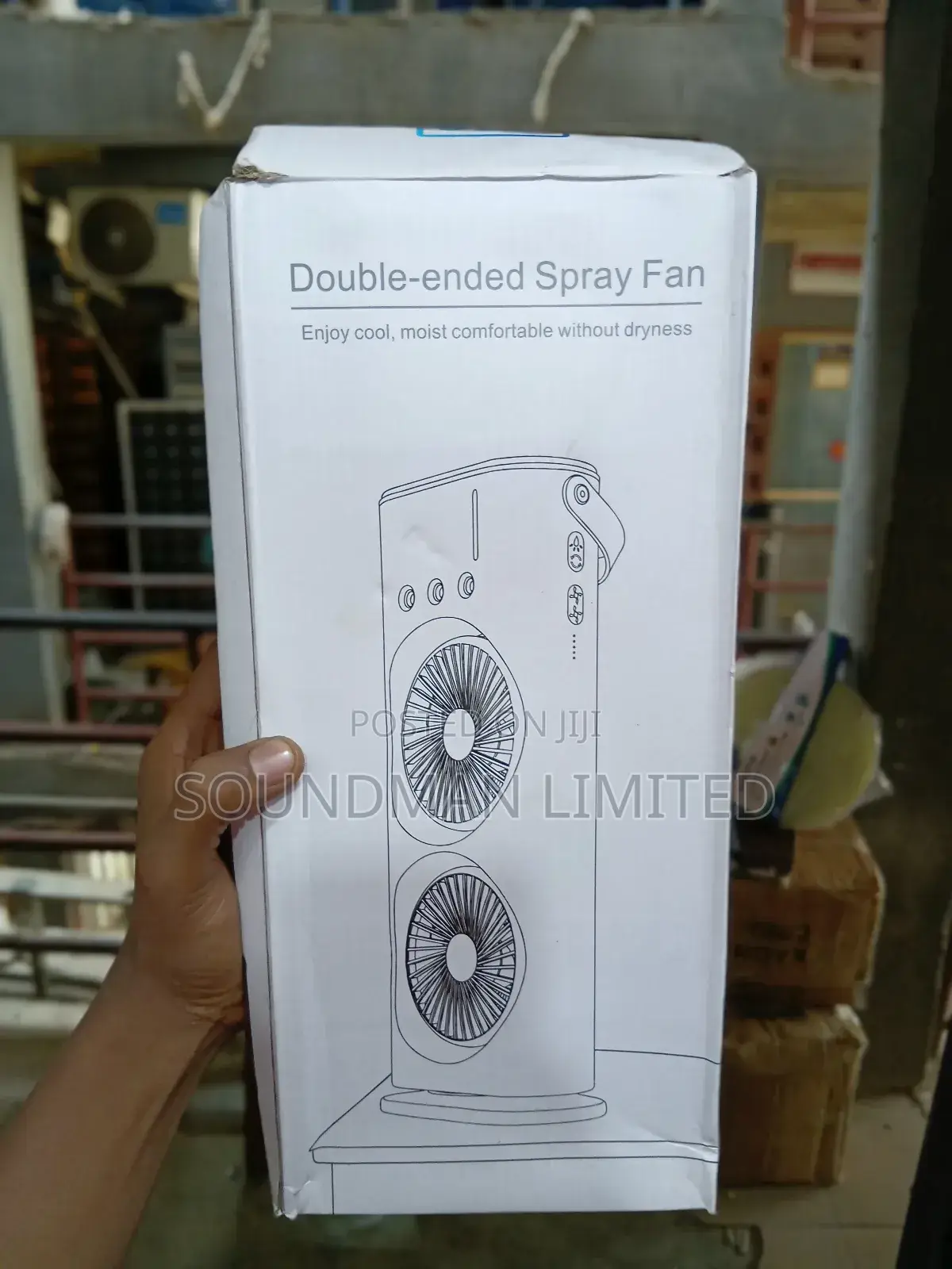 Double Mist Mini Rechargeable Fan