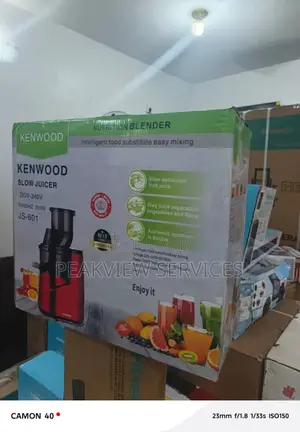 250w Slow Juicer Js-601 by Kenwood, Low-Noise Motor