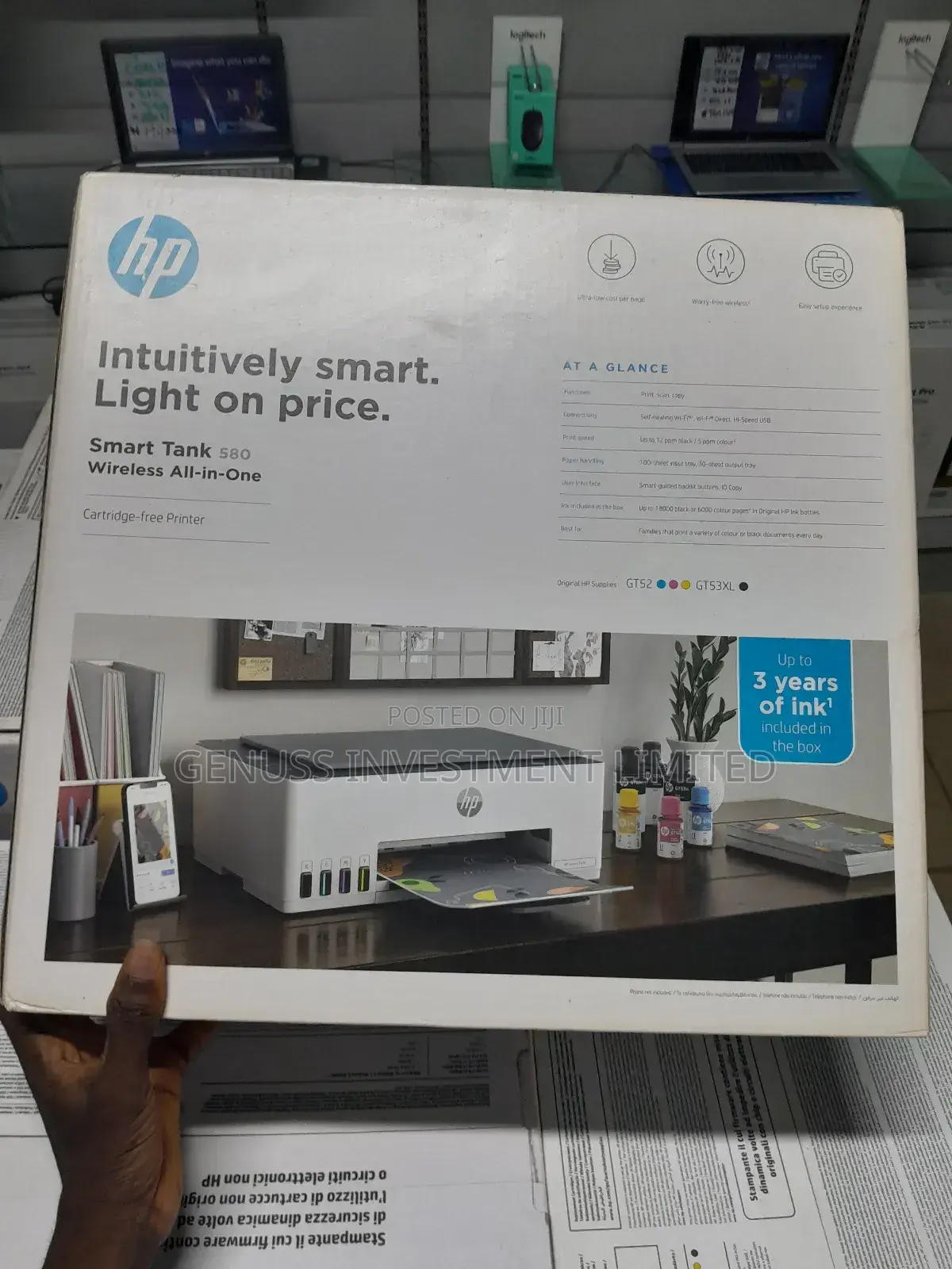 Hp Smart Tank 580 Printer