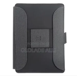 Wireless Charging Business Folder Notebook With Phone Stand A5 Planner