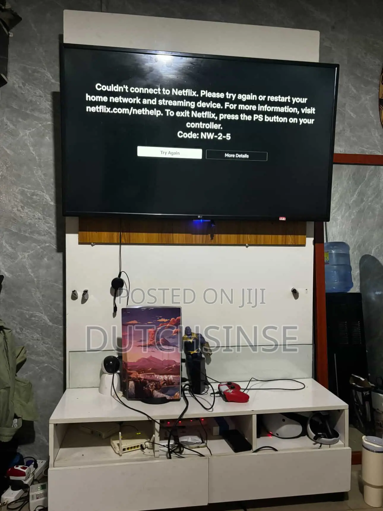 TV Console With Shelf