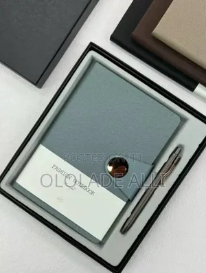 A5 Tie Pu Faux Leather Notebook Hardcover