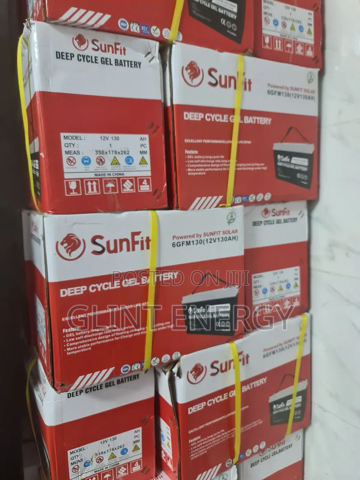 130ah 12v Sunfit Gel Battery