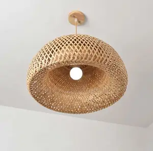 Wooden Crafted Basket Pendant