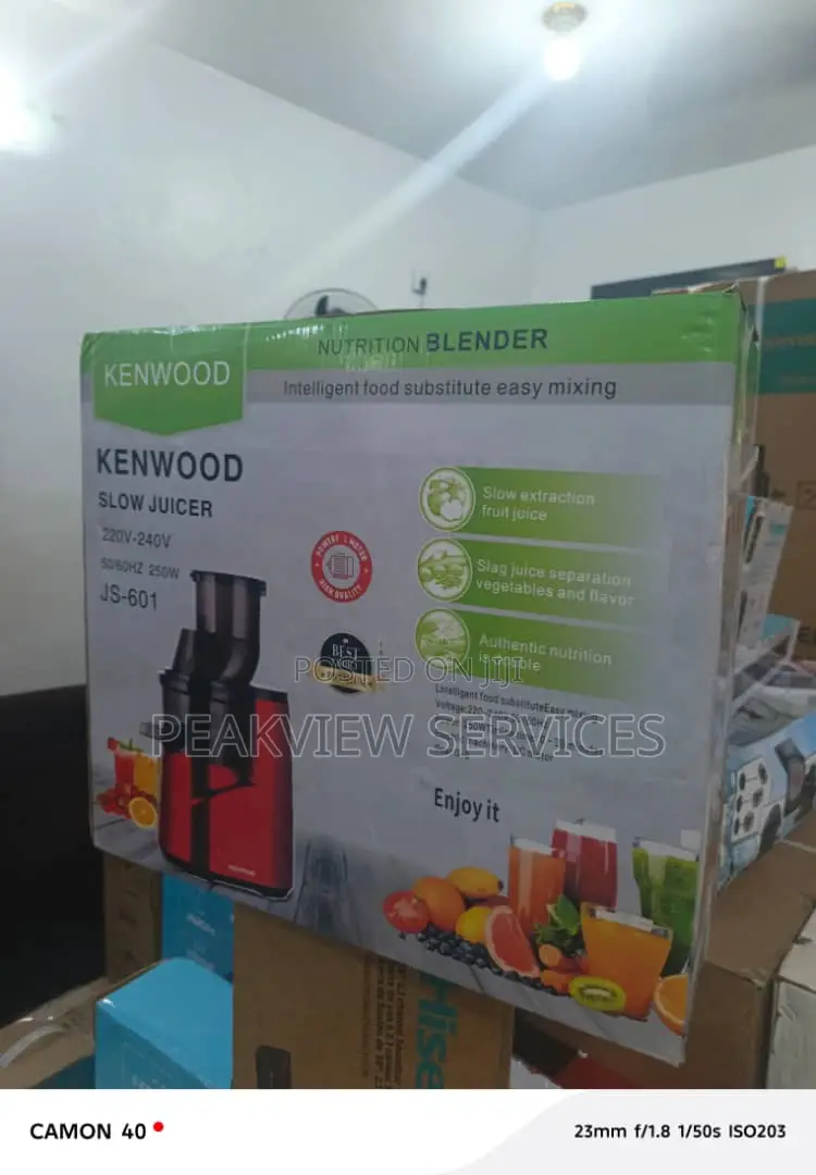 Kenwood Slow Rotation Juicer Js-601, Pulp Control