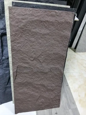 30mm Brown Color Pu Stone, Good for Interior Walls and Tv Cons