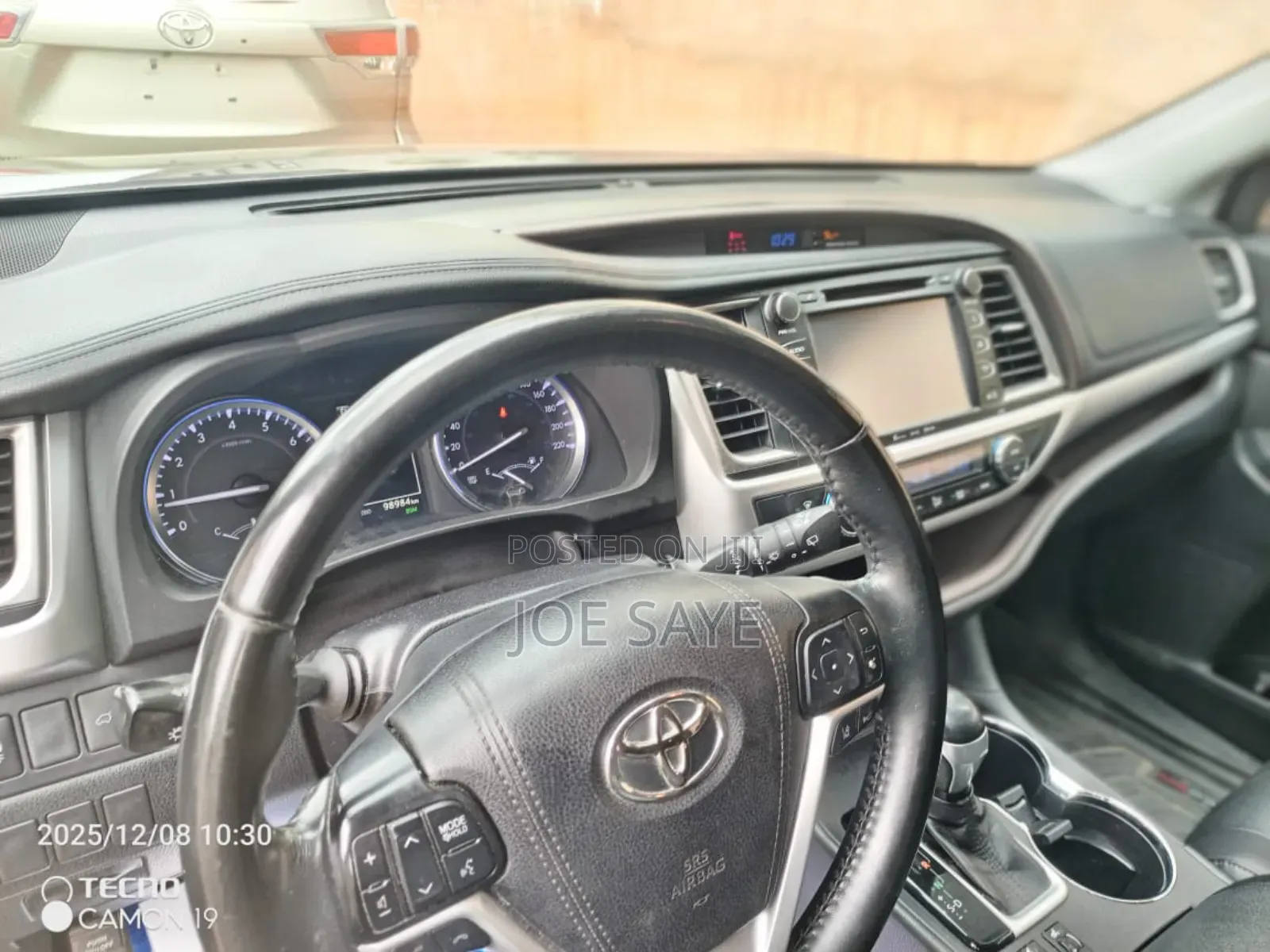 Toyota Highlander XLE 2019 Gray