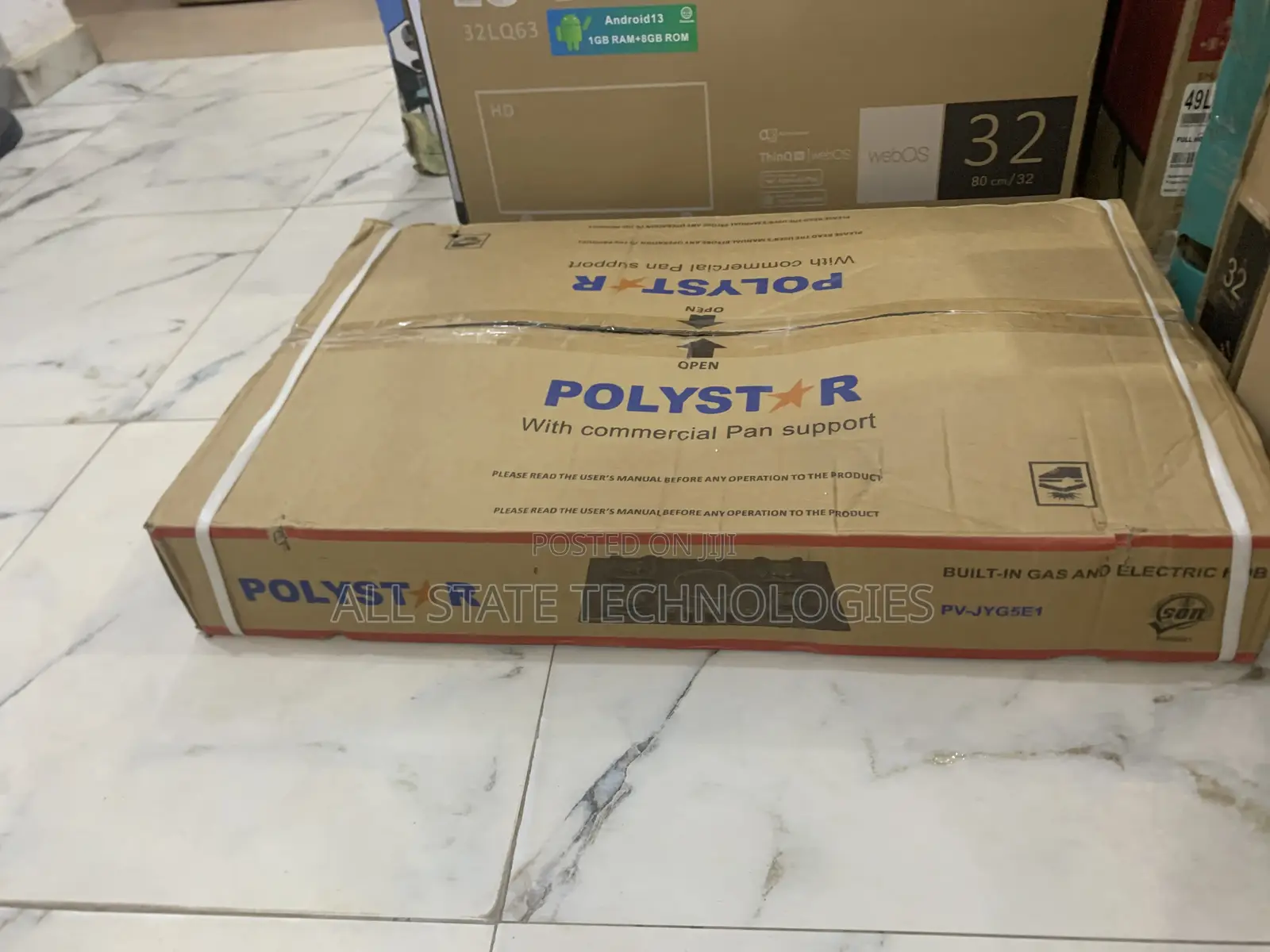Polystar Gas/Electric Tempered Glass Cooker Surface